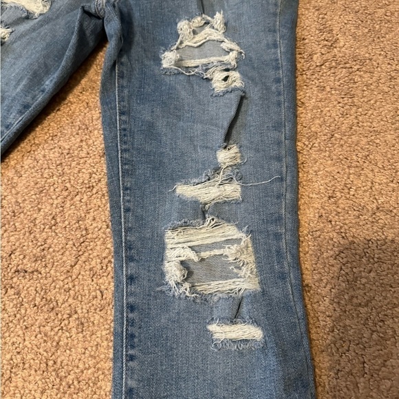 Levi’s high rise distressed frayed jeans size 27 - Picture 3 of 9